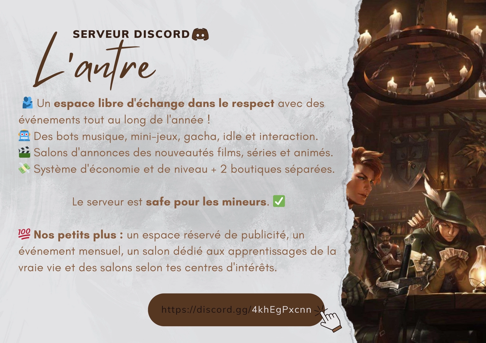 Serveur discord L'antre